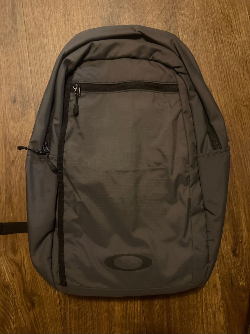 Oakley Charcoal Gray Men's Backpack with Front Pocket